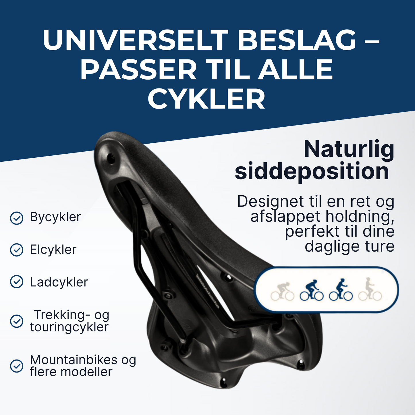 Temorio Nordisk Comfort 3.0 – Den ergonomiske cykelsadel til en hverdag uden smerter