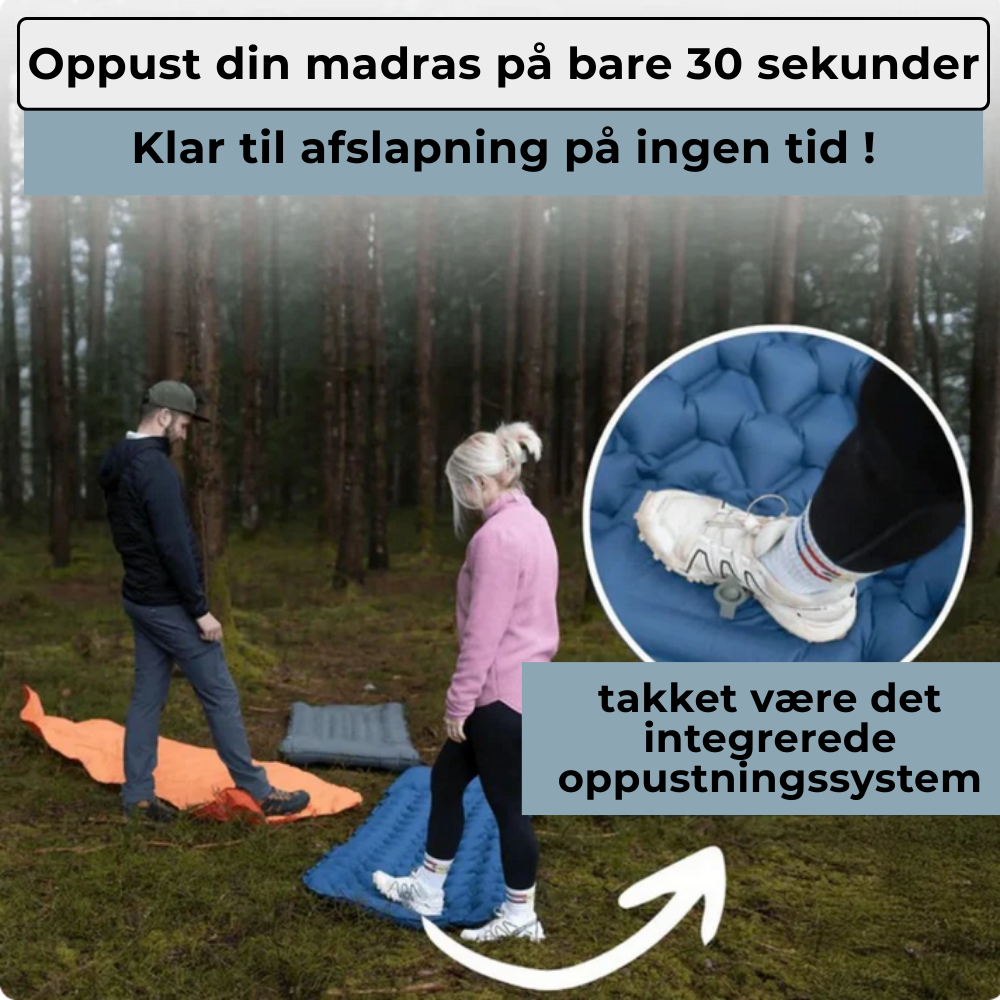 NATURR – ultralet, kompakt og isolerende liggeunderlag
