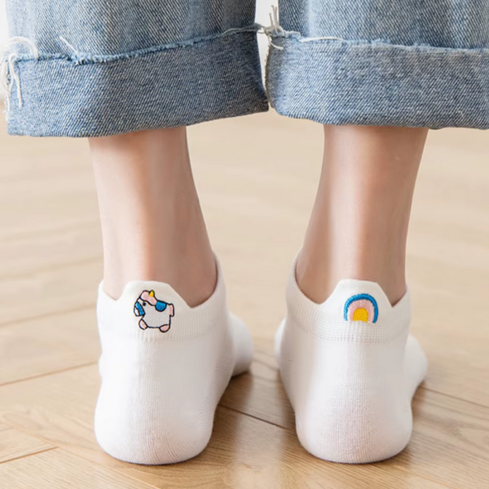 Chaussettes SockMood (Pack de 10) - Affichez votre humeur, avec style